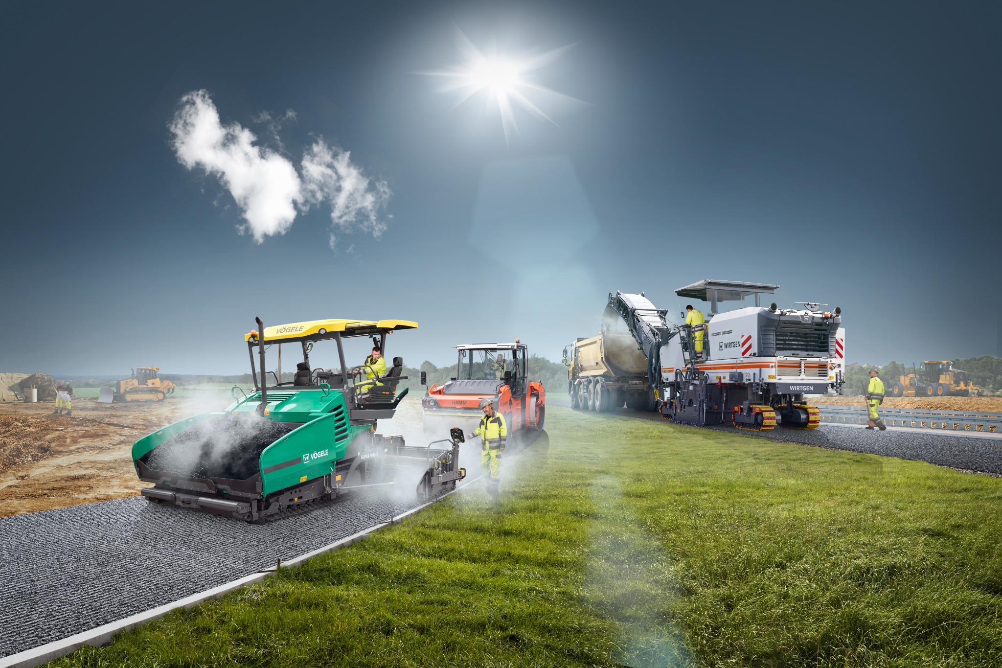 Wirtgen Group road construction equipment